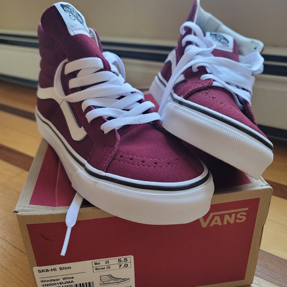 Vans SK8-Hi slim.